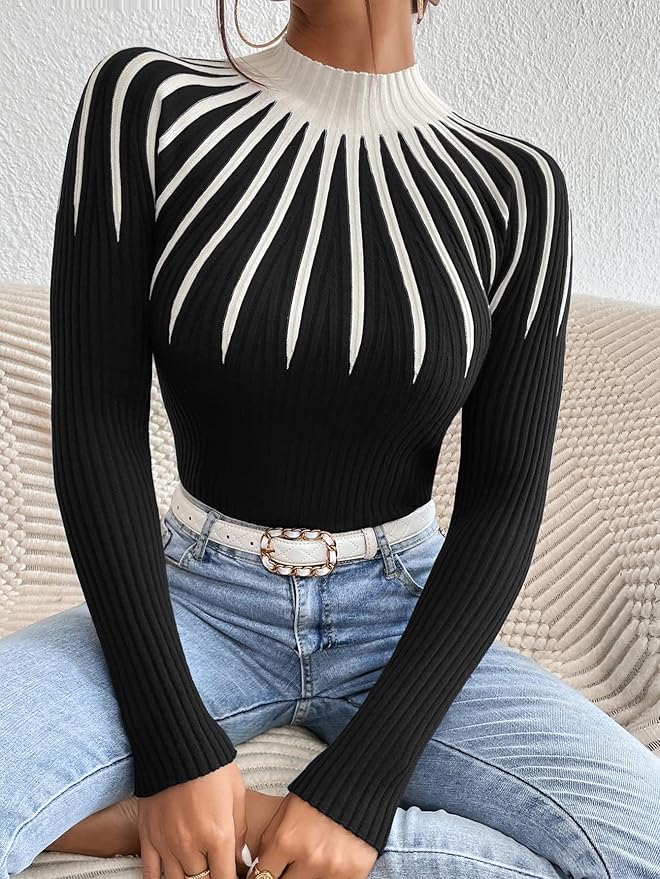 Aurora Flare Knit Sweater