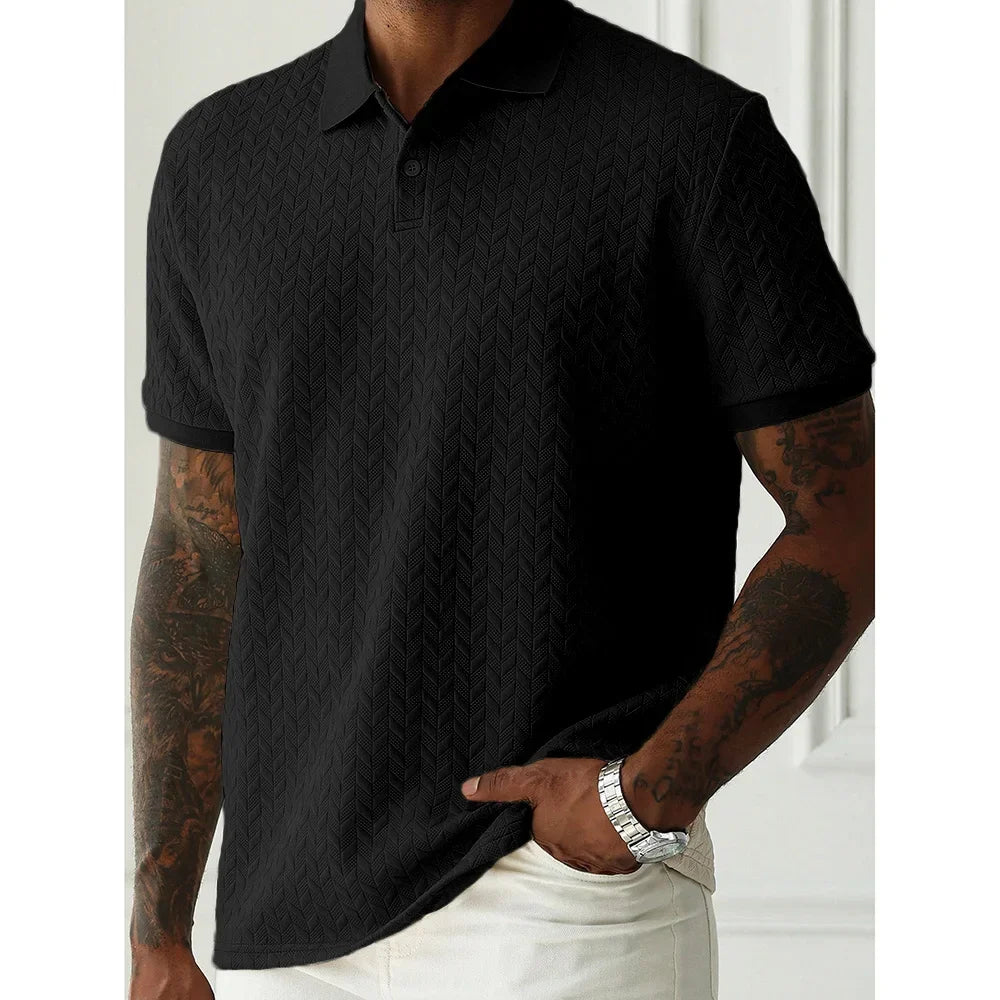 Jaxon Jacquard Polo