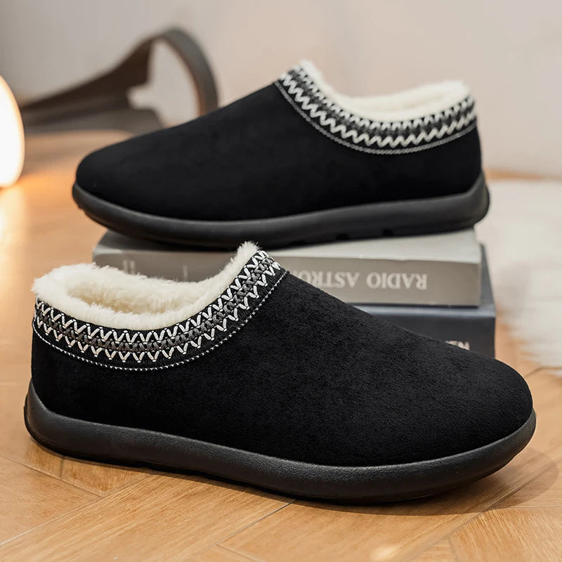 Tundra Fleece Suede Slipper