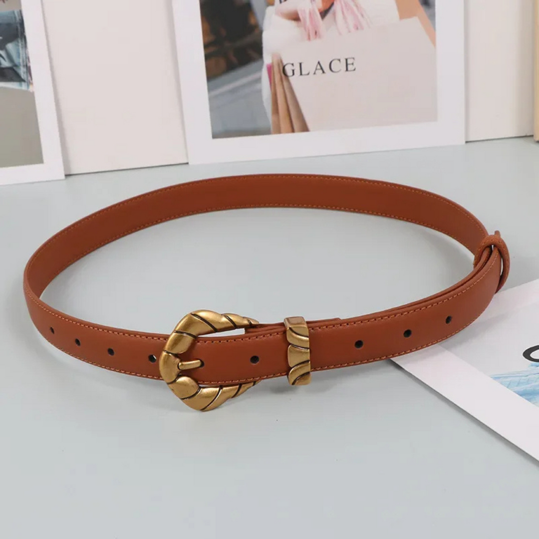 Heirloom Engraved Leather Belt