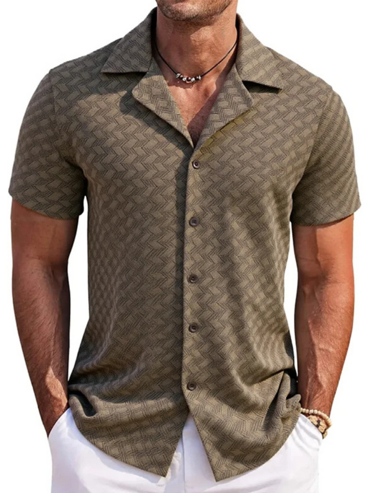 Cavetto Camp Collar Knit Shirt