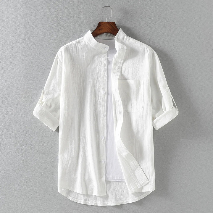 Linen Button-Up Shirt