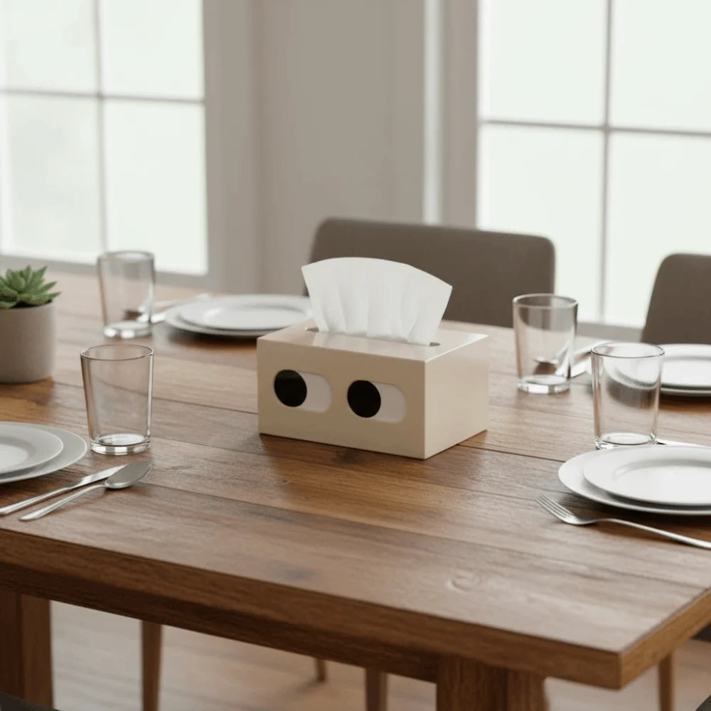 Side Eye Tissue Box