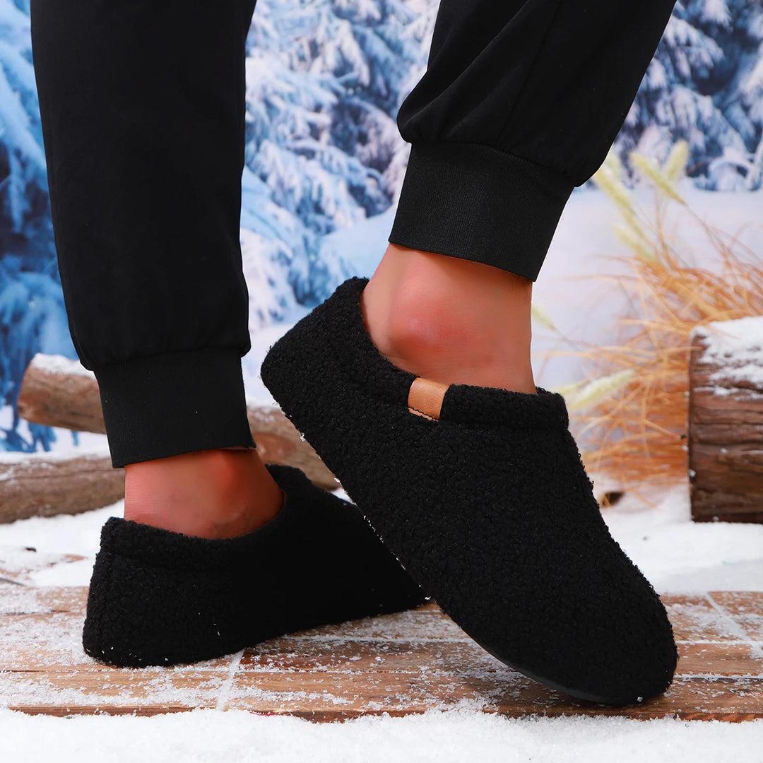 Alpine Teddy Fleece Slides