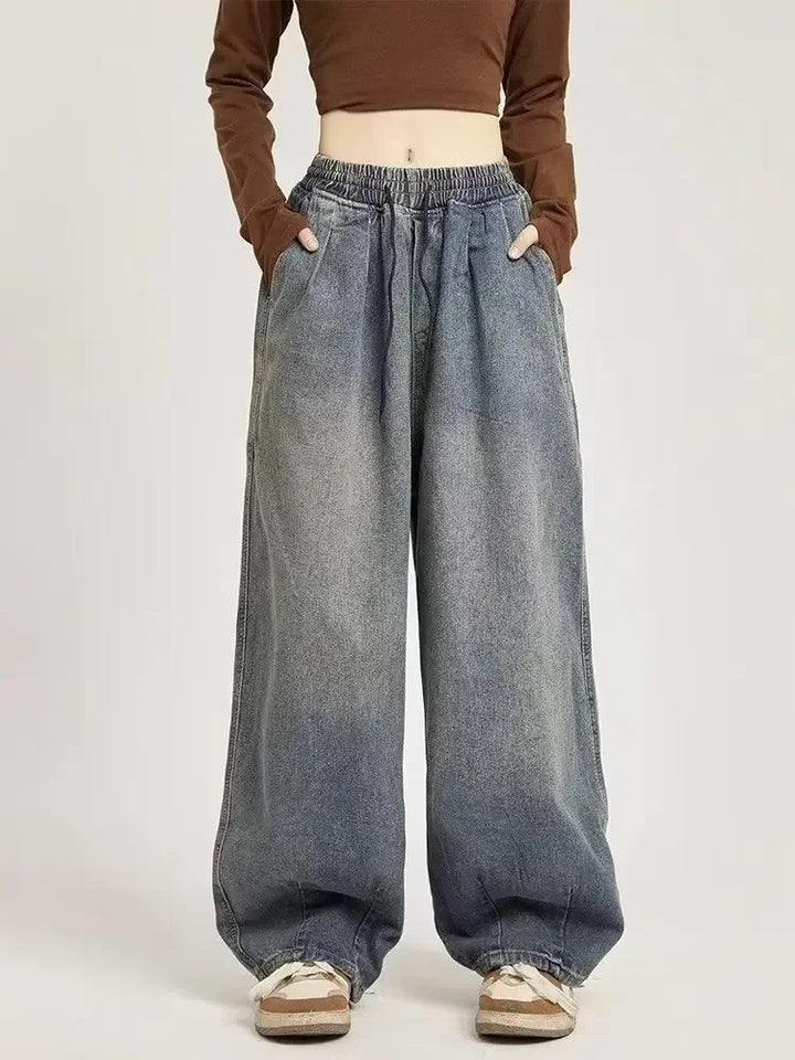 Vibe Wide-Leg Denim Jogger