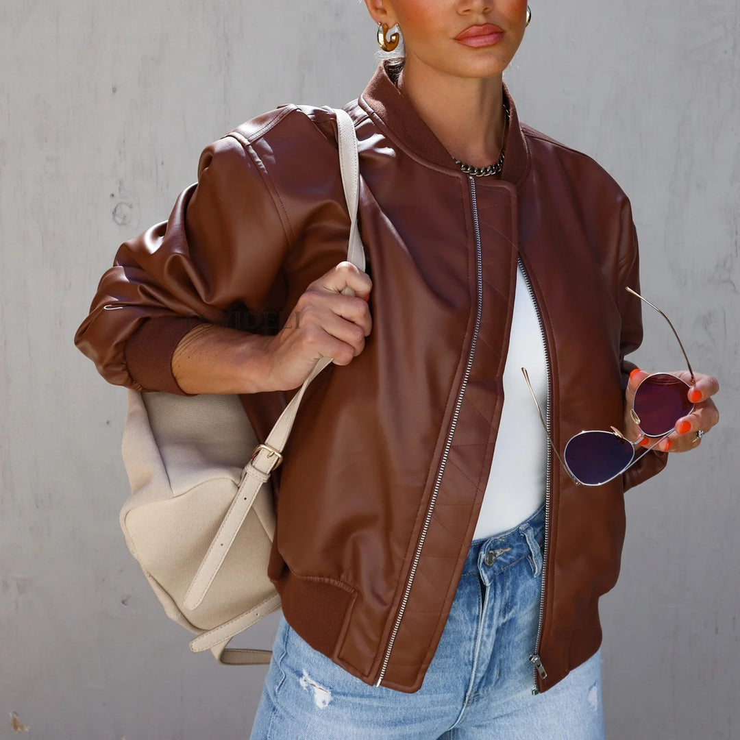 Hayden Leather Bomber
