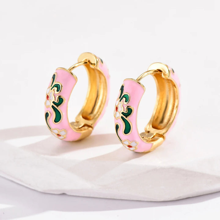 Jardin Bloom Hoop Earrings