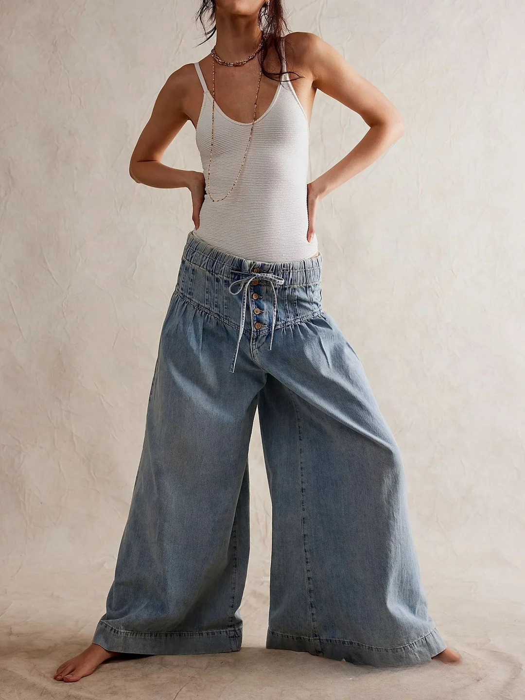 Palazzo Wide-leg Denim