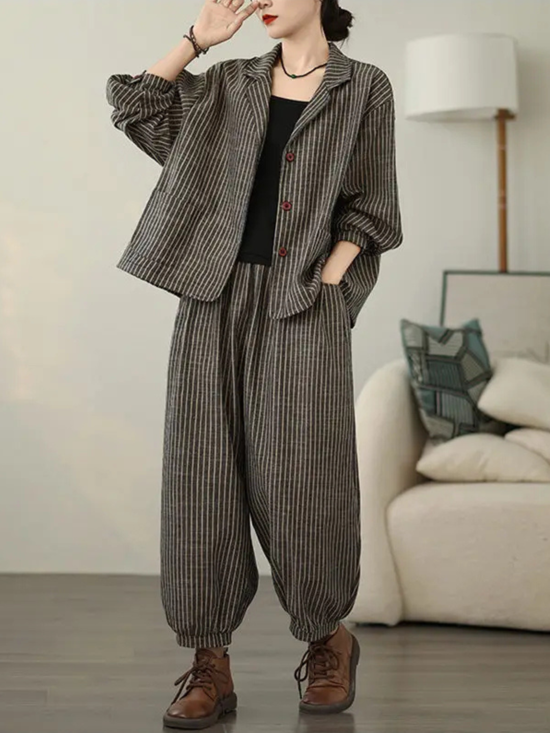 Milanese Pinstripe Co-ord