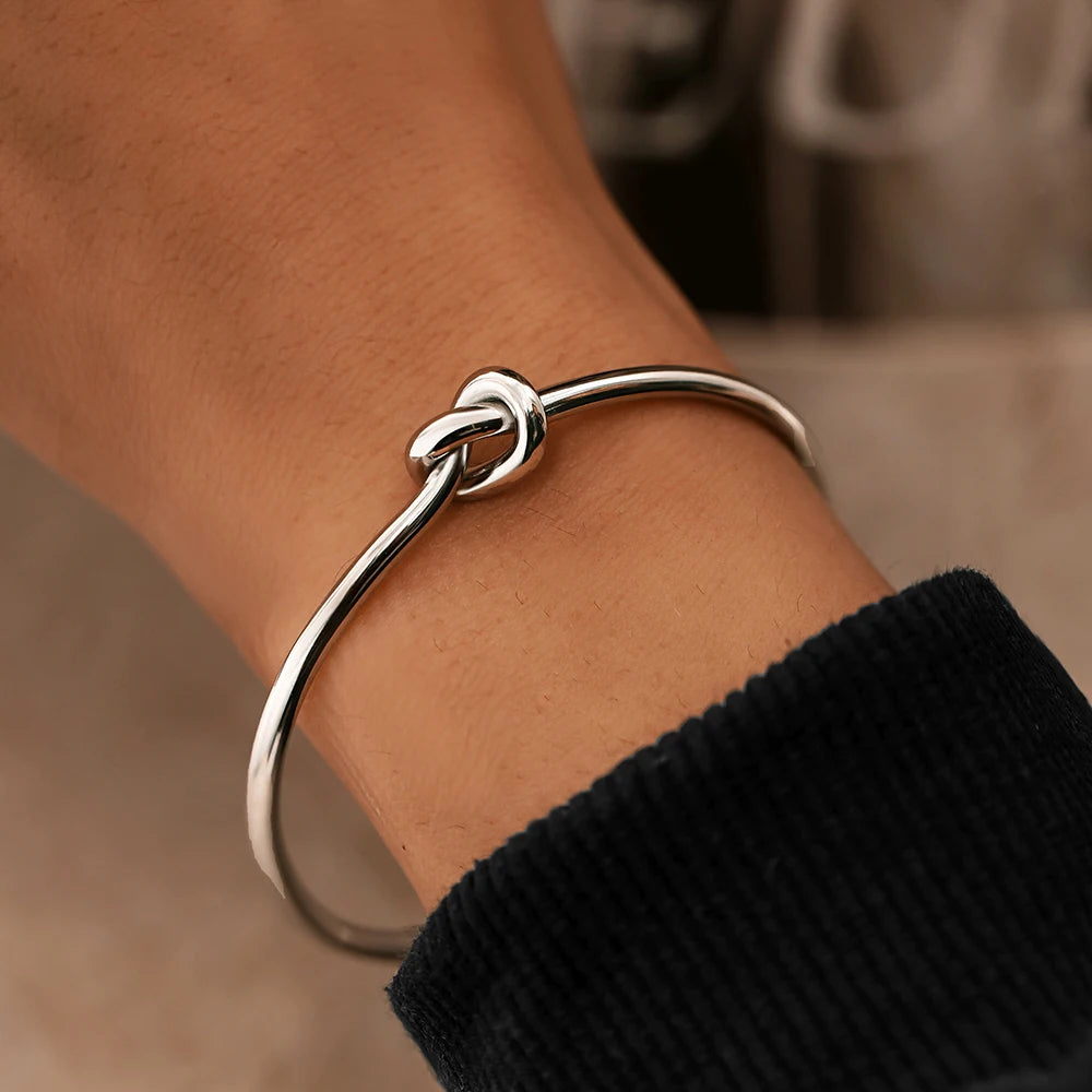 Eternal Knot Cuff Bracelet