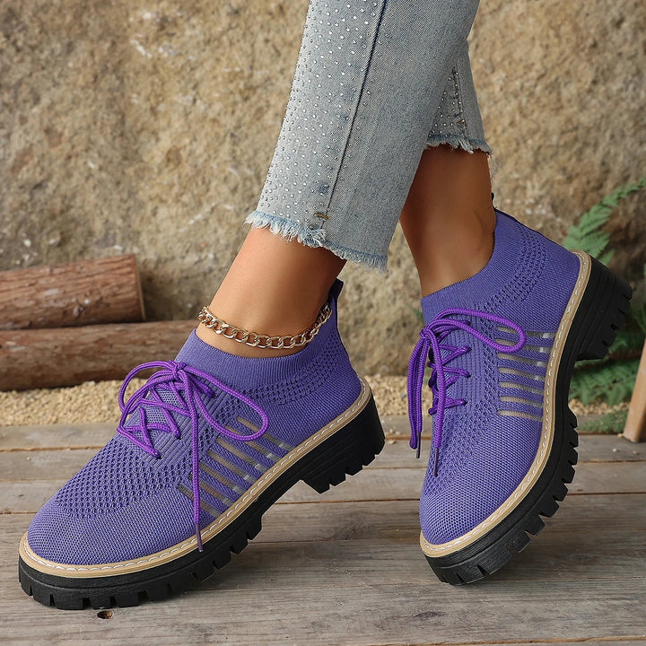 Kyra Mesh Platform Sneaker