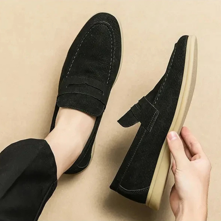 Sterling Suede Penny Loafer