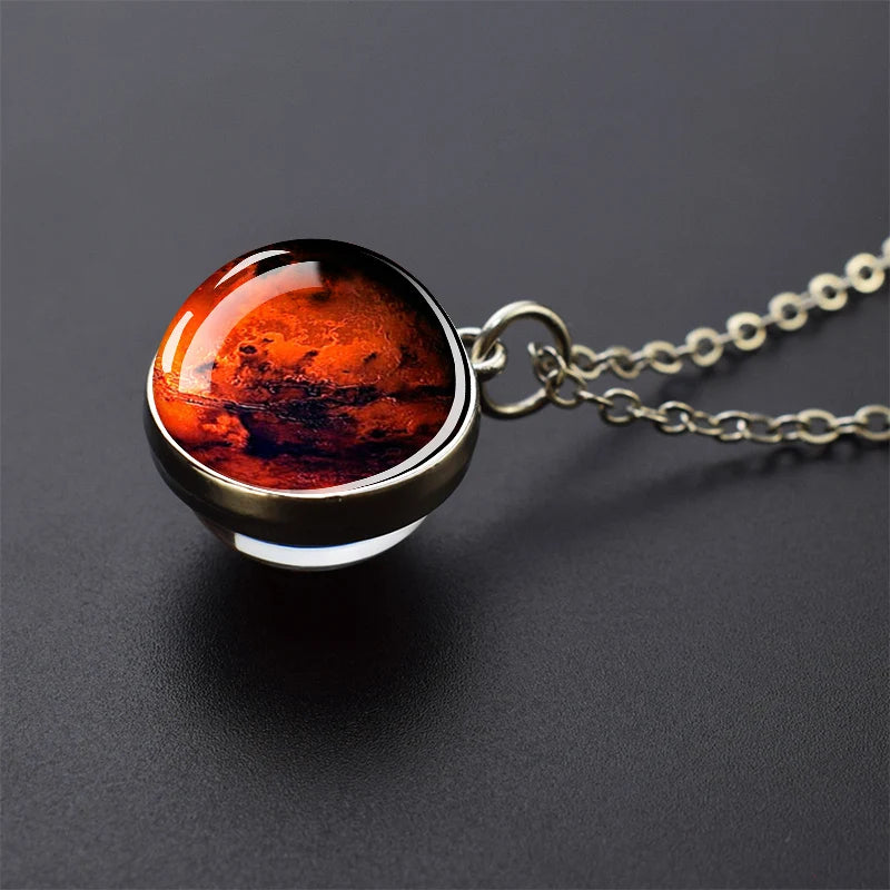 Cosmic Sphere Pendant Necklace