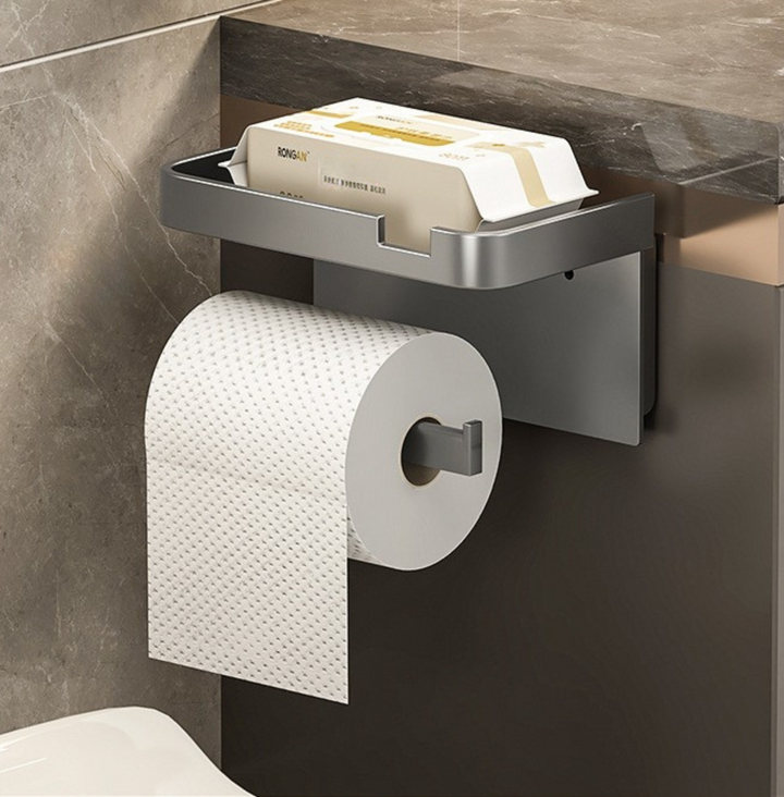 Slate & Steel Toilet Paper Holder