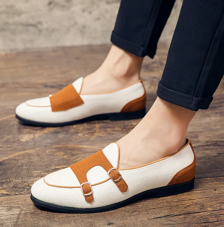 Dalton Contrast Buckle Loafer