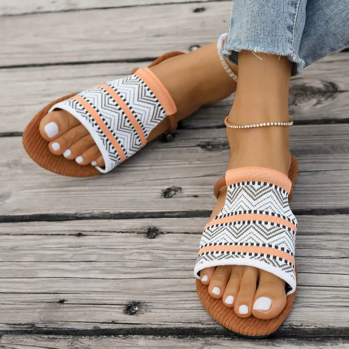 Zahara Boho Pattern Slides