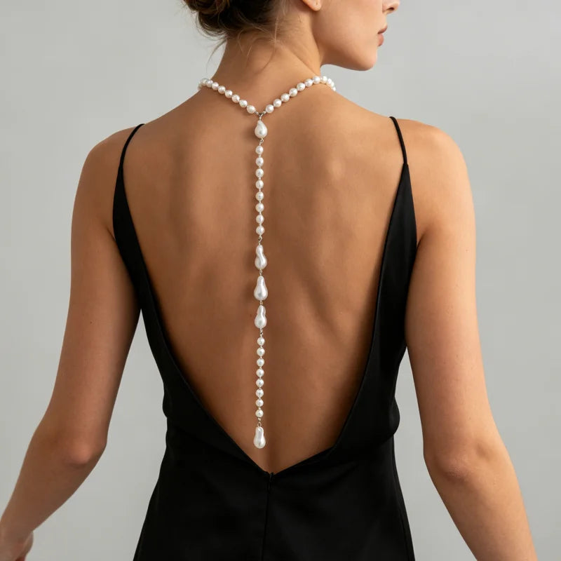 Ivoire Pearl Body Chain