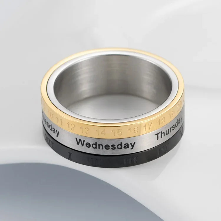 Chronos Calendar Ring