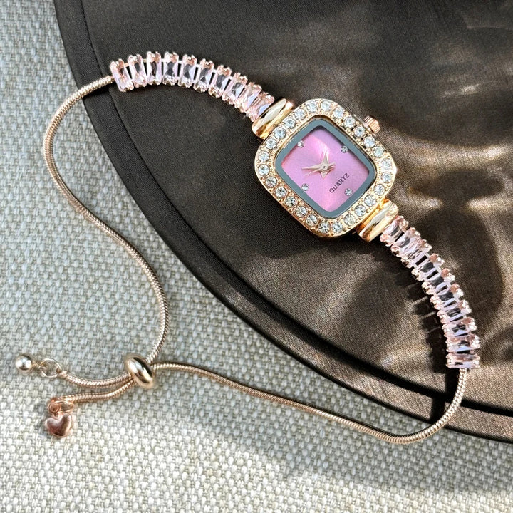 Eternelle Zircon Bracelet Watch