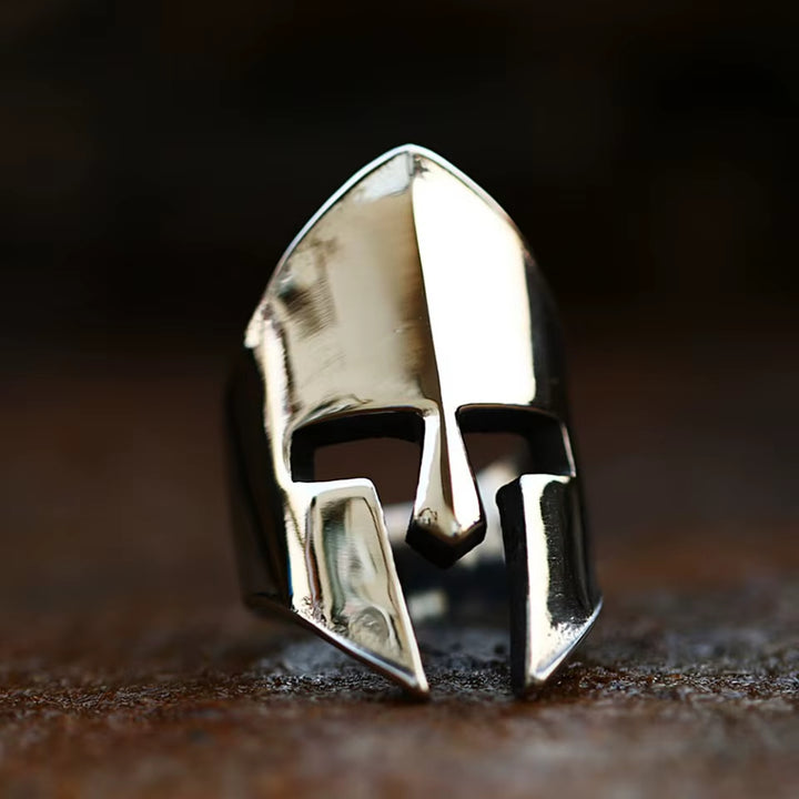 Warrior's Helm Stainless Steel Ring