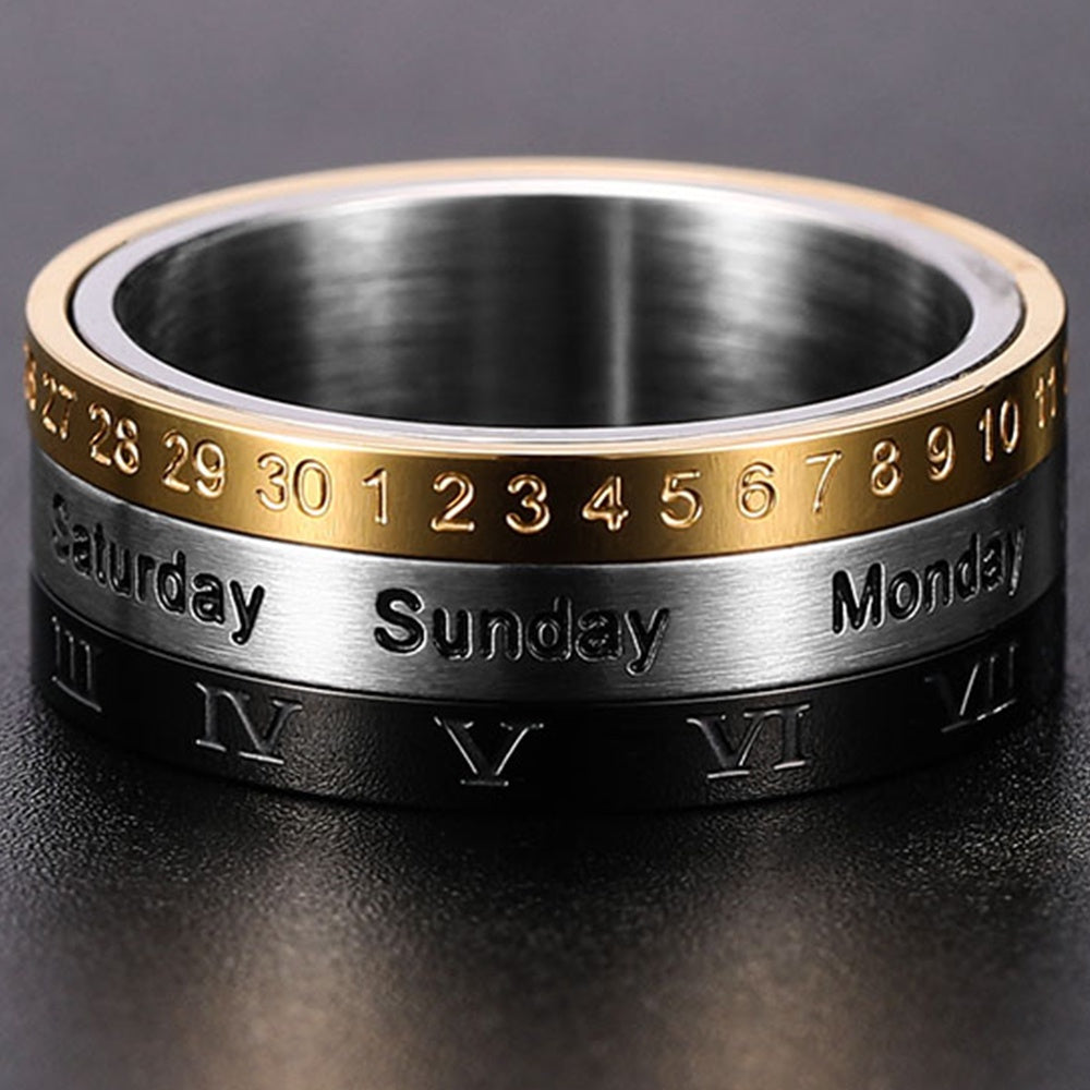 Chronos Calendar Ring