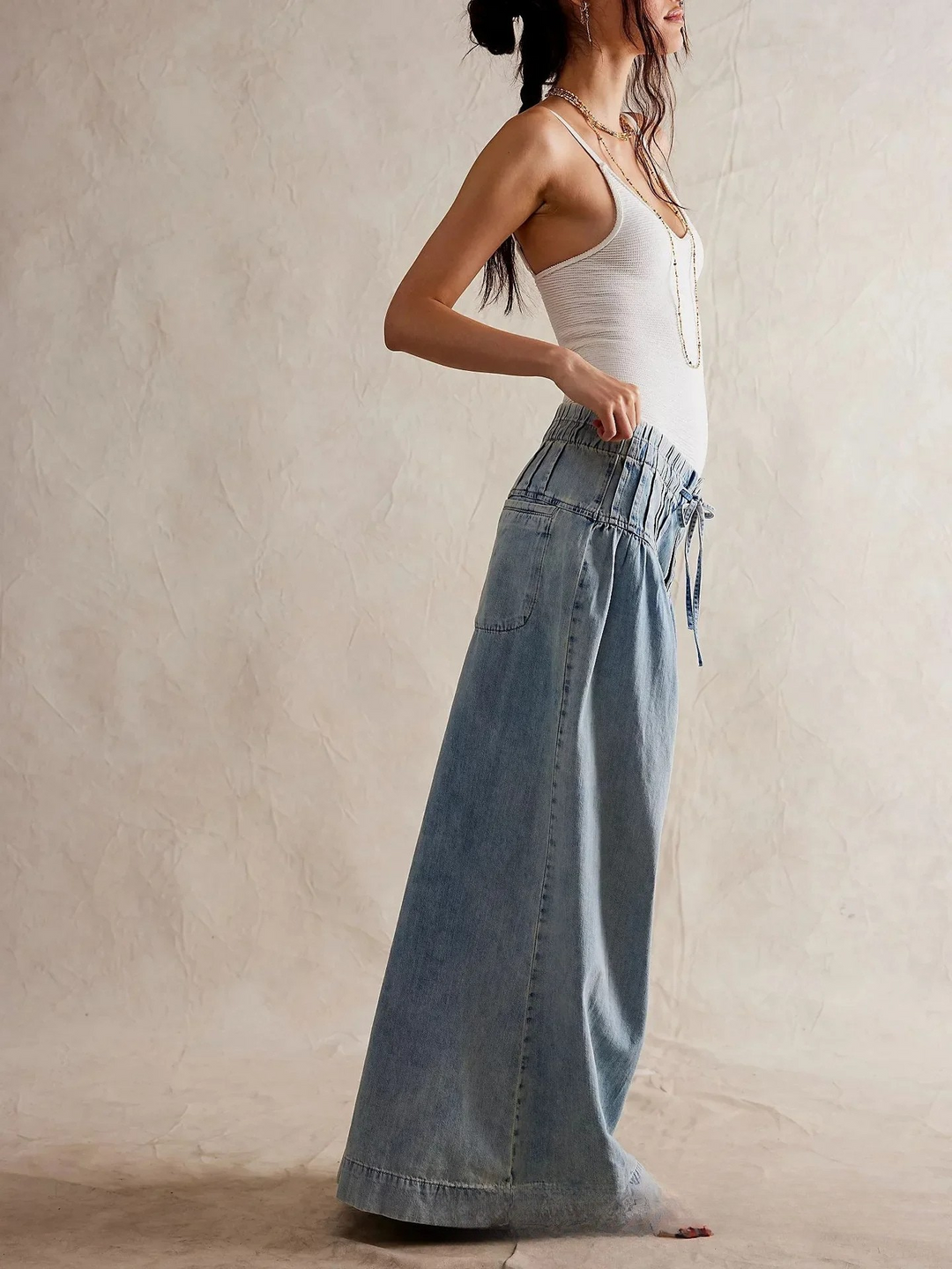 Palazzo Wide-leg Denim