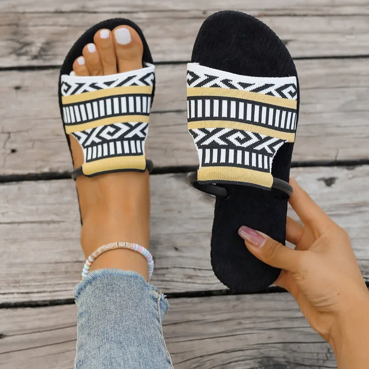 Zahara Boho Pattern Slides