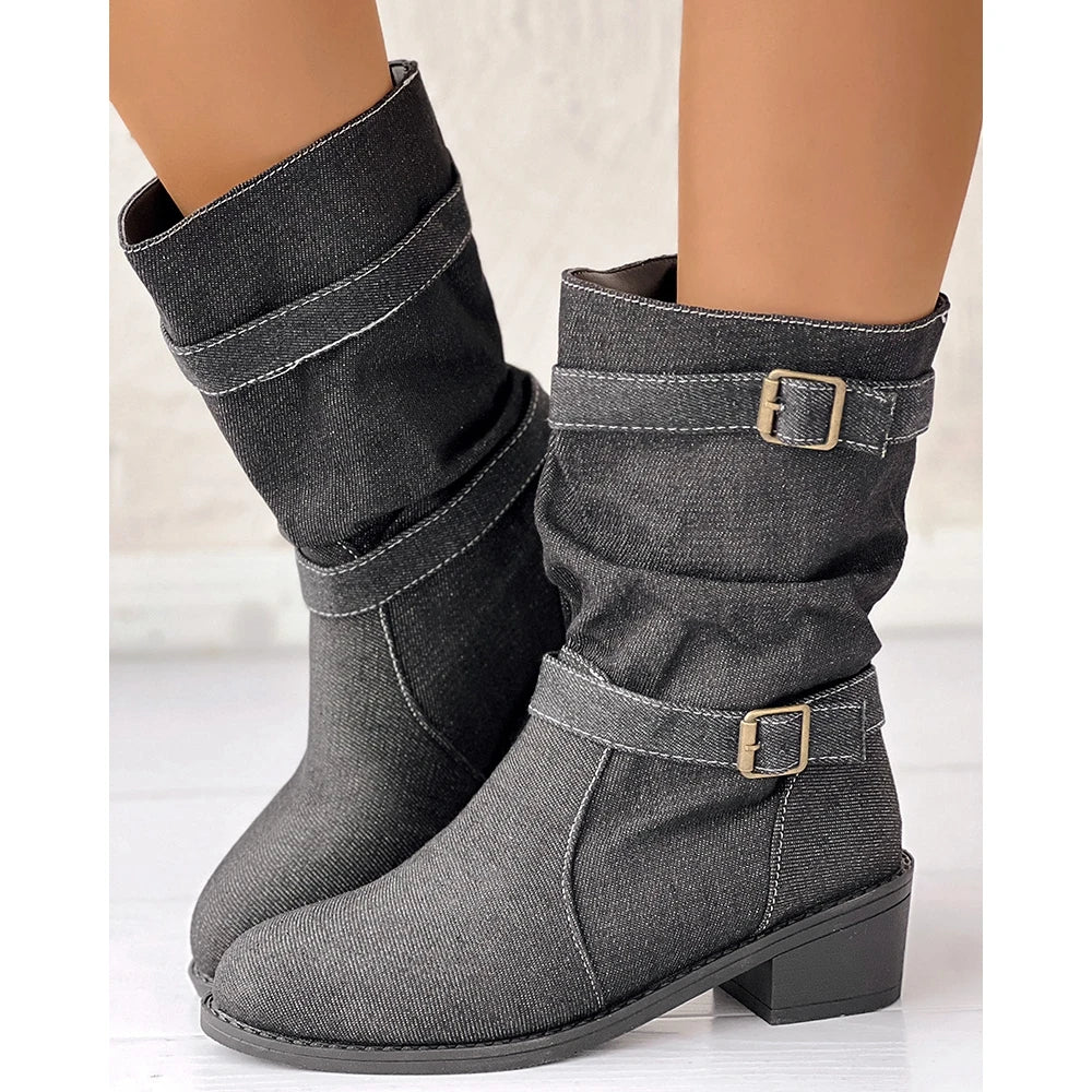 Rodeo Ankle Denim Boot