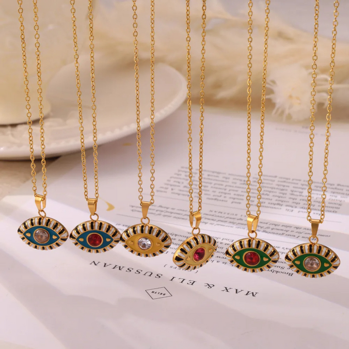 Alchemy Evil Eye Charm Necklace
