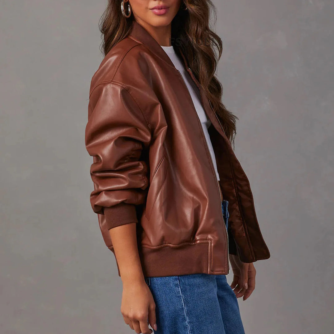Hayden Leather Bomber