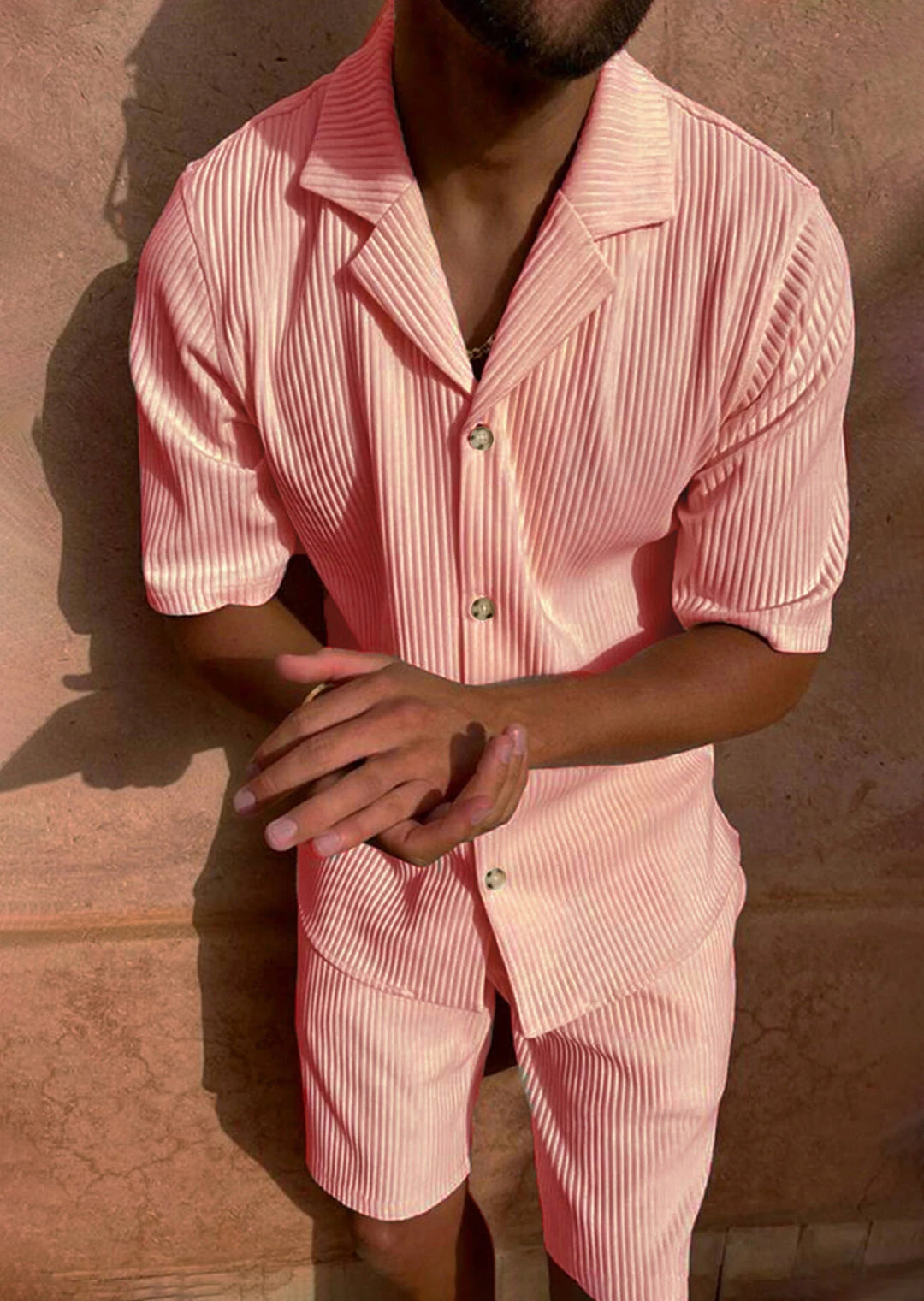 Bayshore Coastal Pleated Set