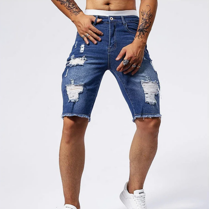 Riot Distressed Denim Short