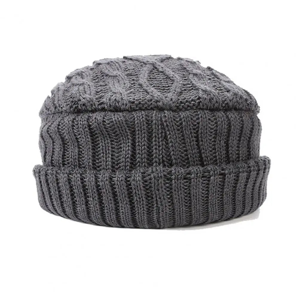 Cable-Knit Flat Cap