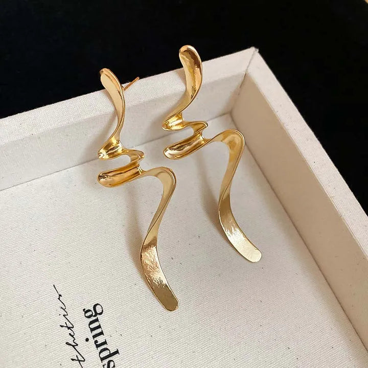 Mirage Spiral Drop Earring