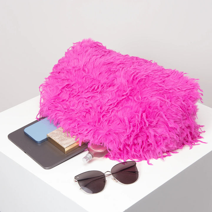 Glamour Feather Clutch Bag