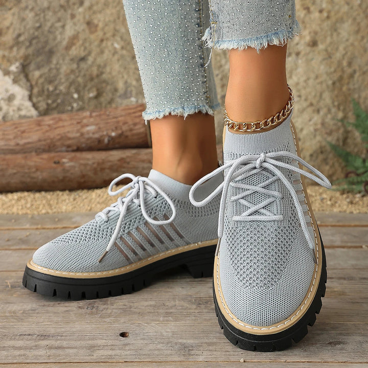 Kyra Mesh Platform Sneaker