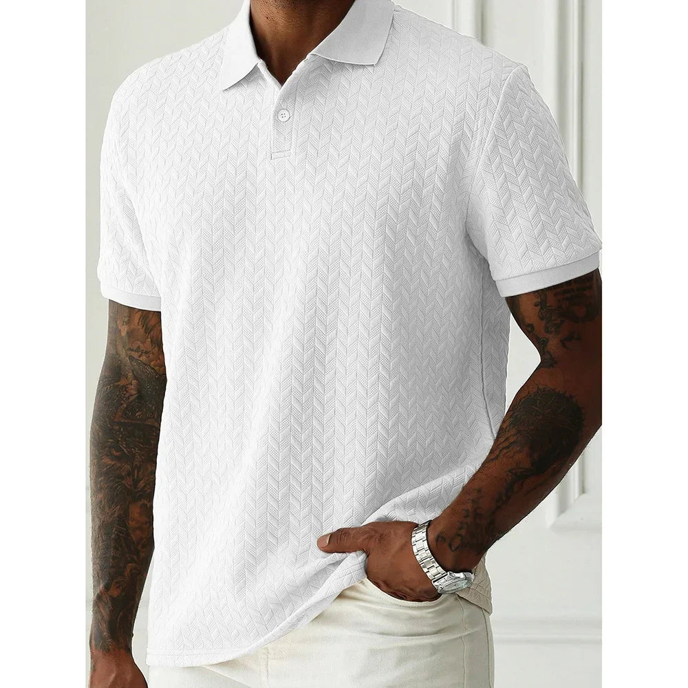 Jaxon Jacquard Polo