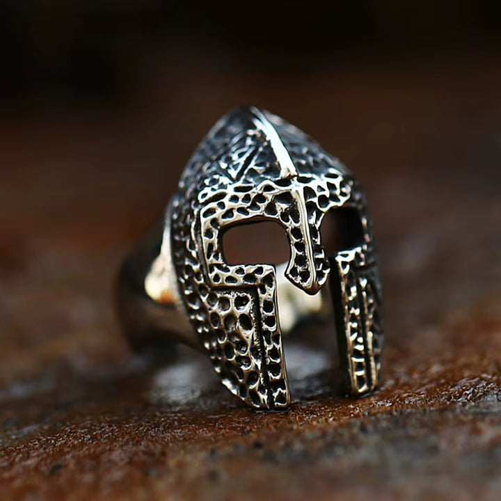 Warrior's Helm Stainless Steel Ring