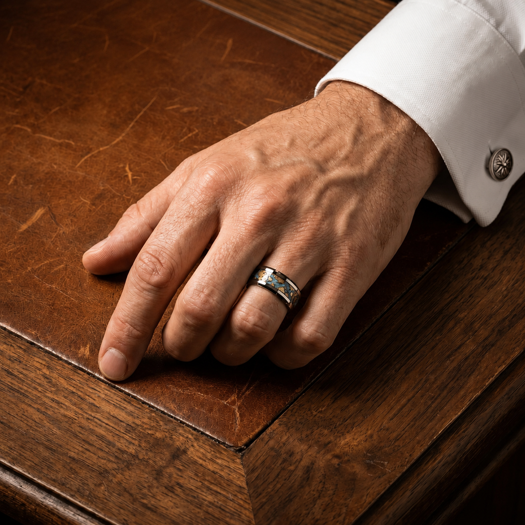 Voyager World Map Ring