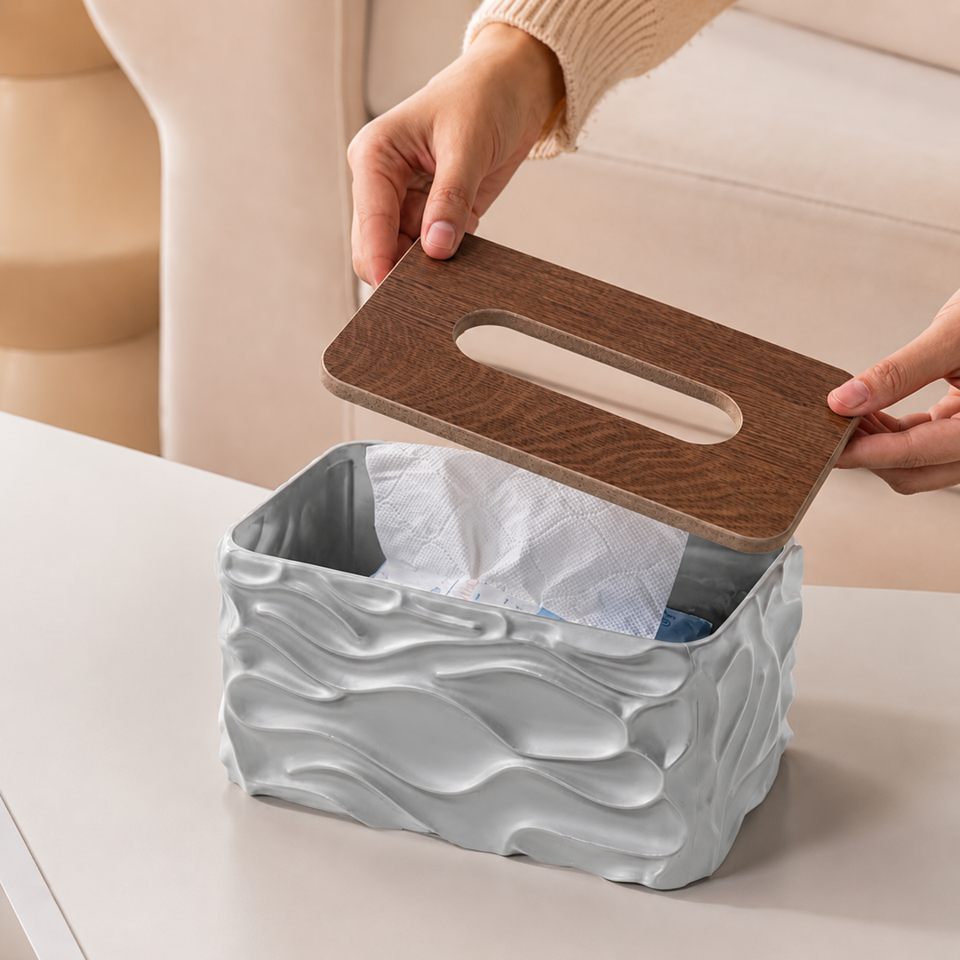 Ripple Tissue Box
