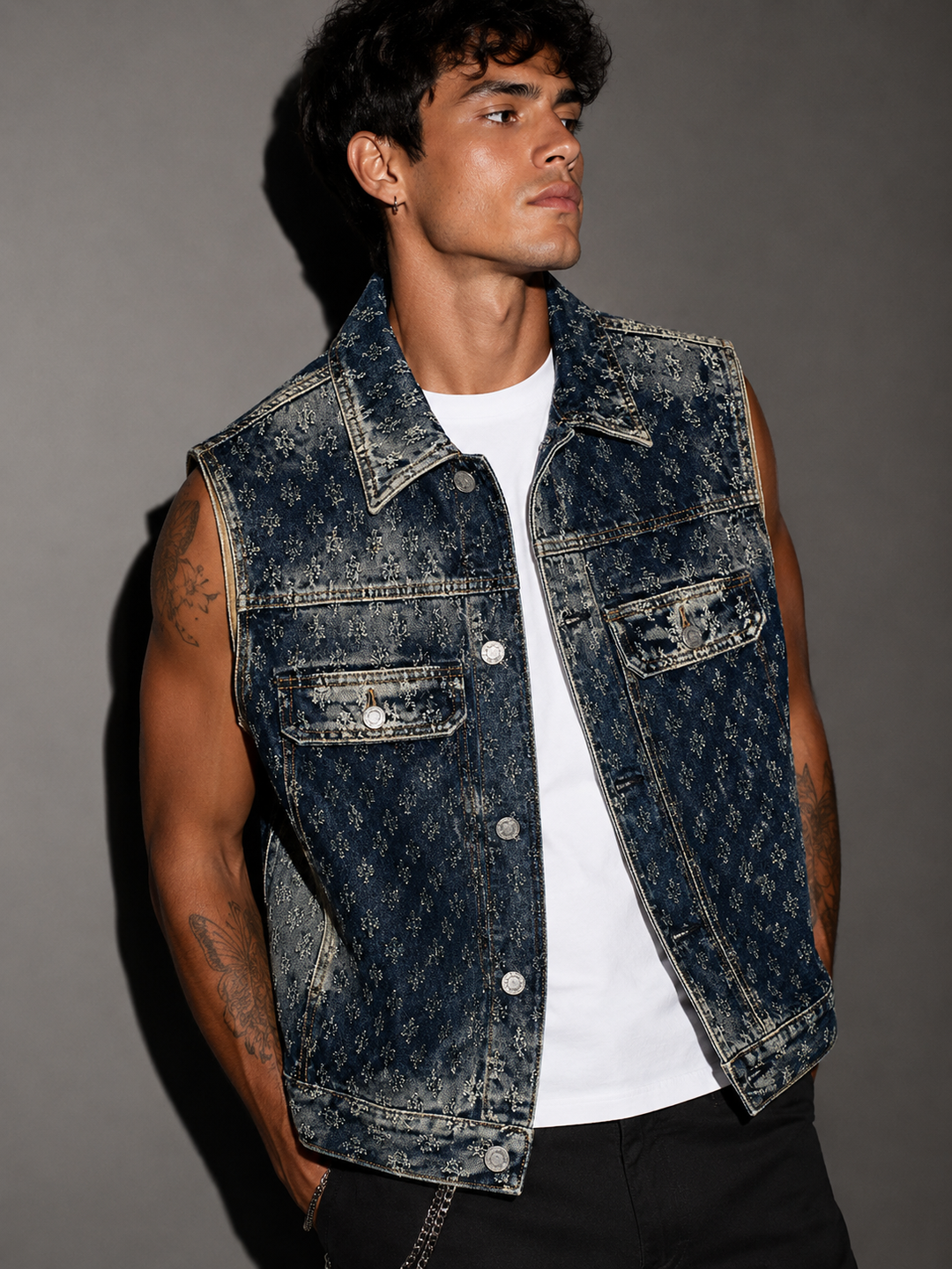 Riot Distressed Denim Set