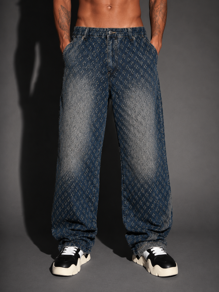 Riot Distressed Denim Set