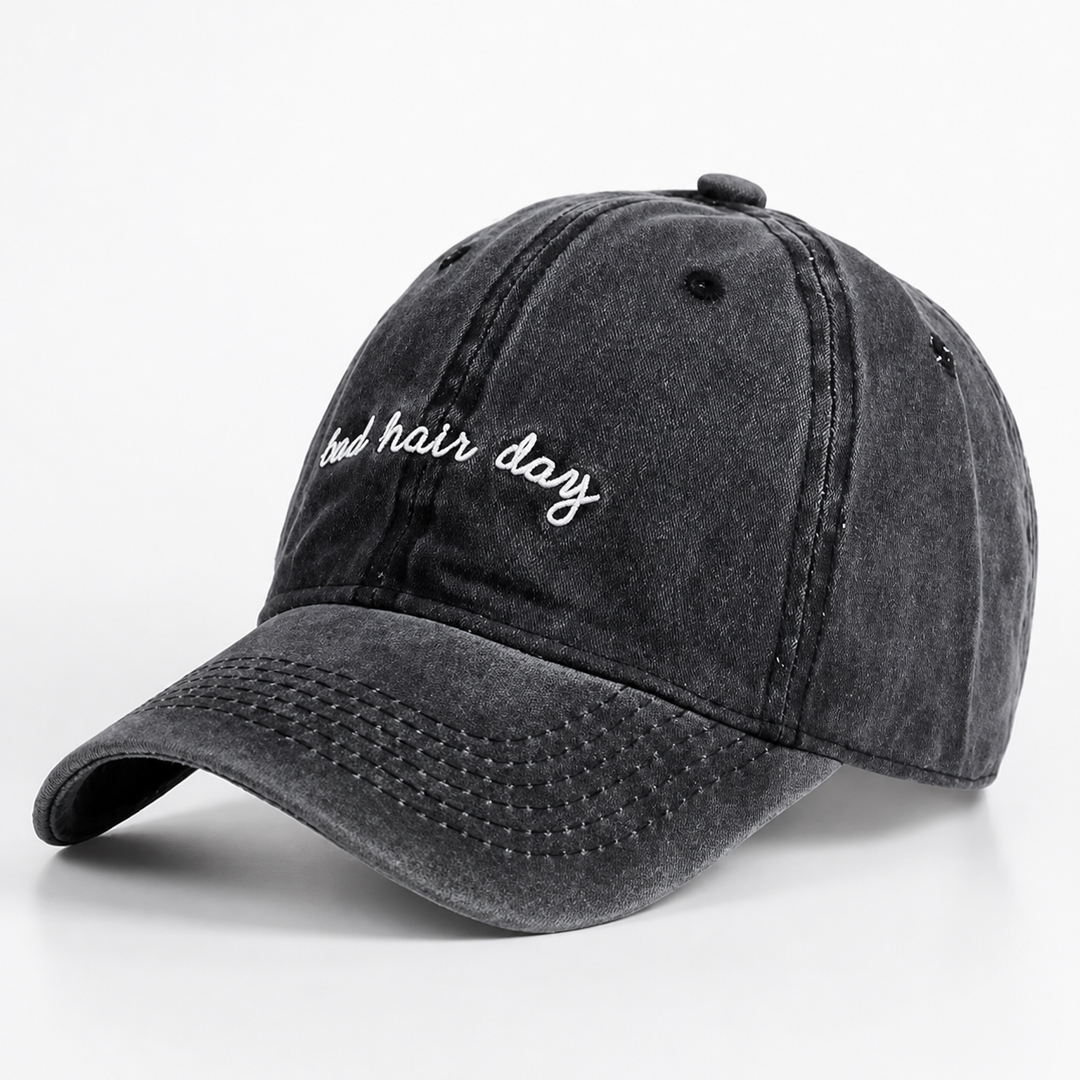 Bad Hair Day Washed Cap