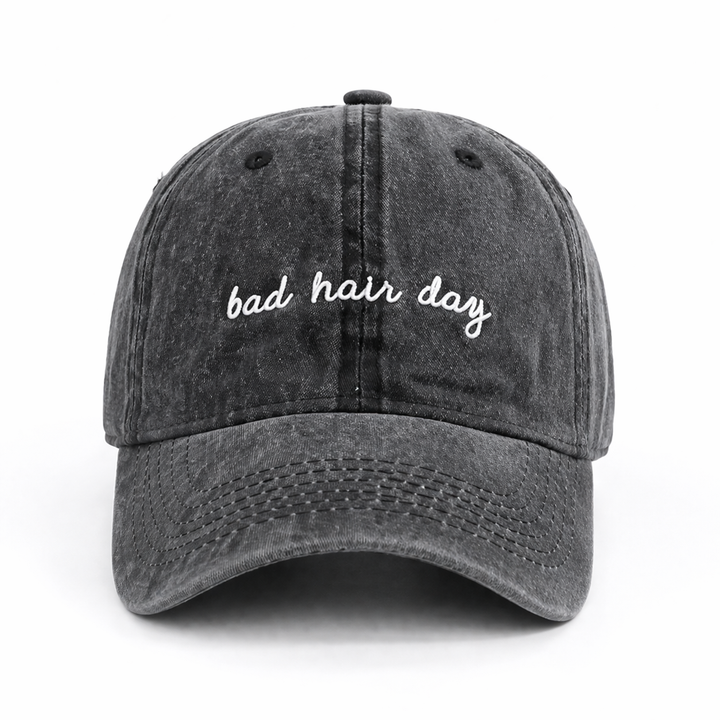 Bad Hair Day Washed Cap