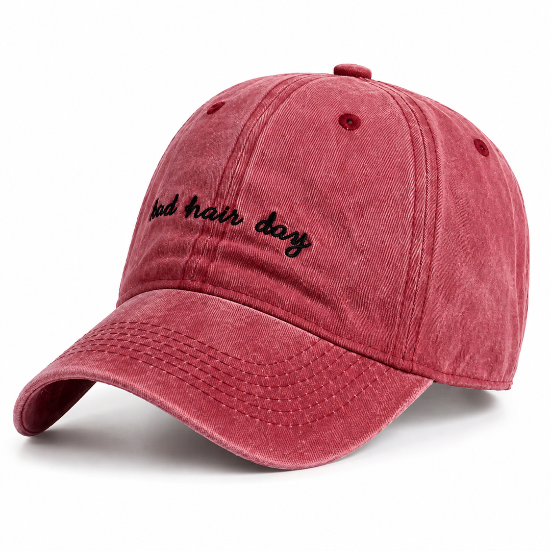 Bad Hair Day Washed Cap