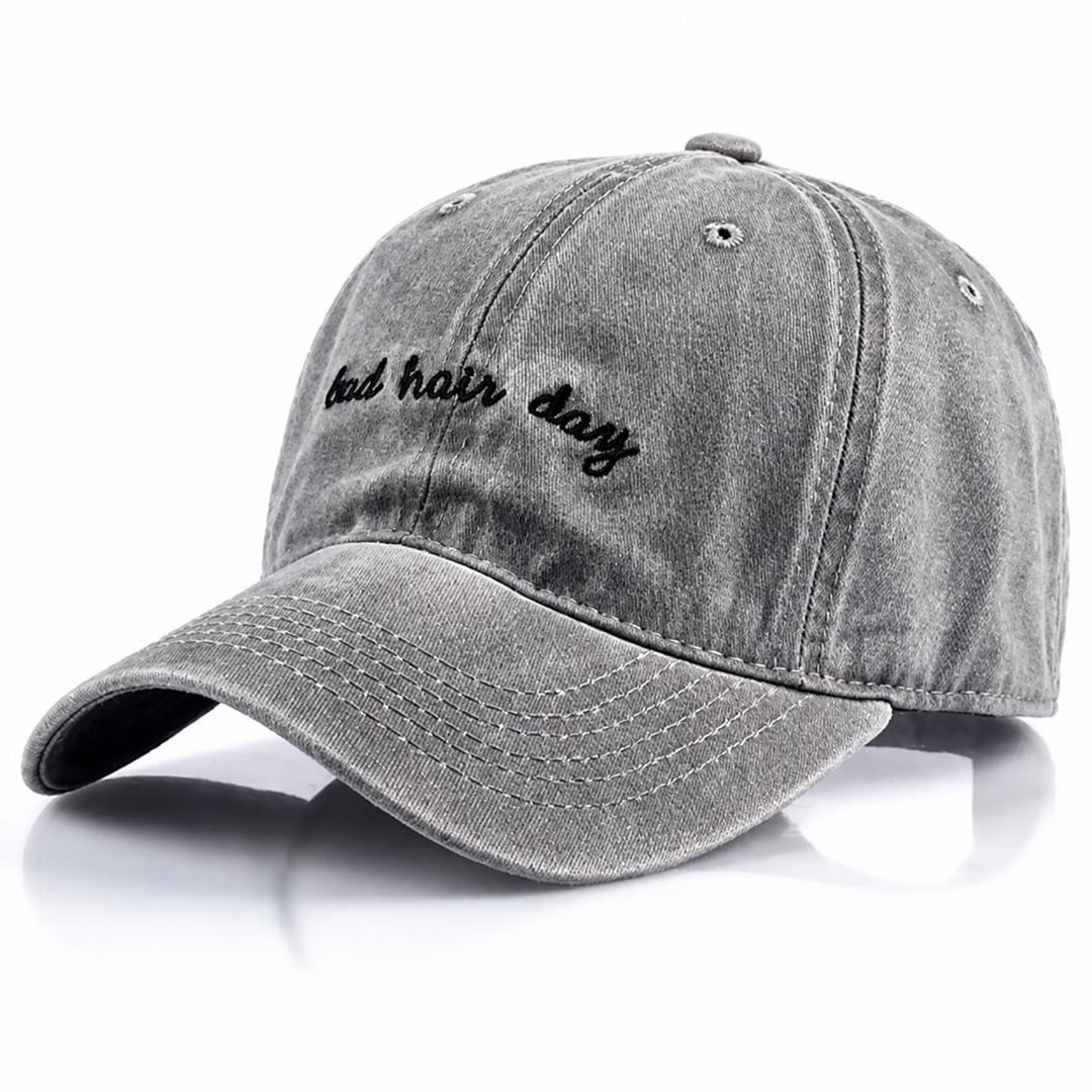 Bad Hair Day Washed Cap