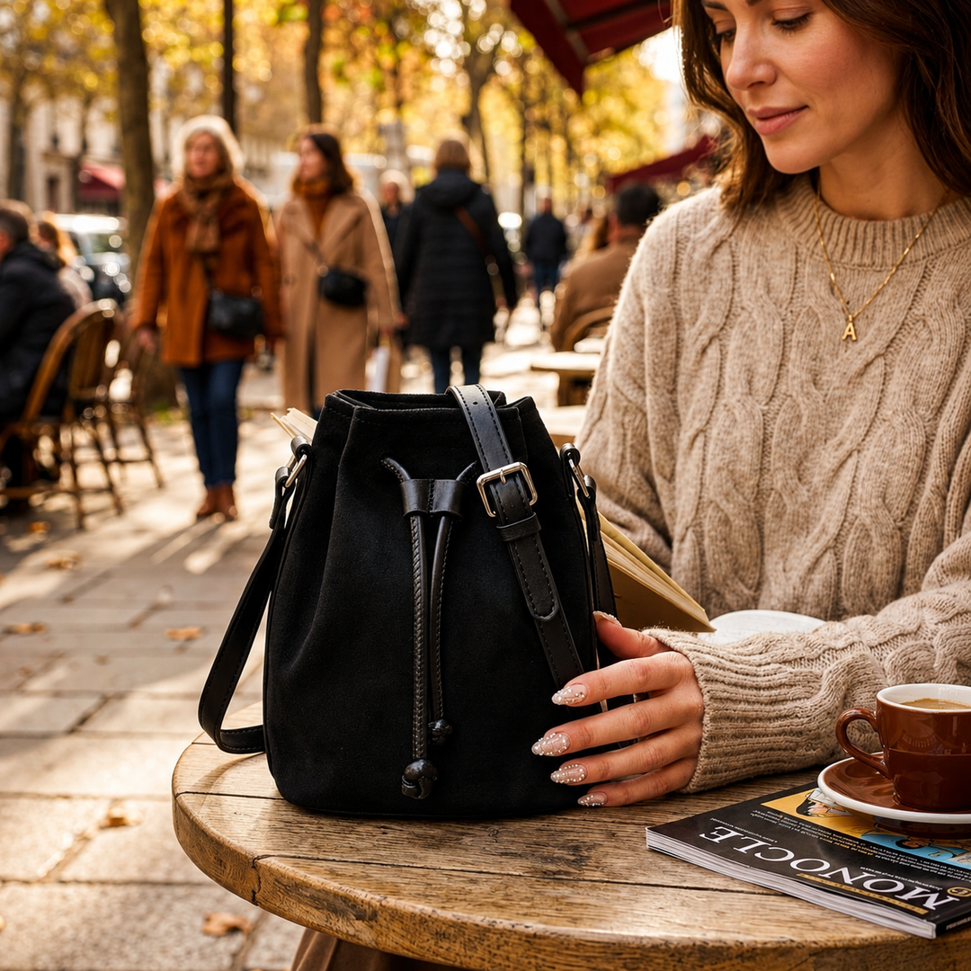 Suede City Bucket Bag