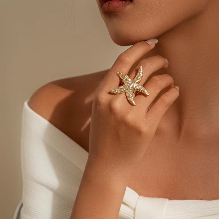 Anastasia Vine Pearl Ring