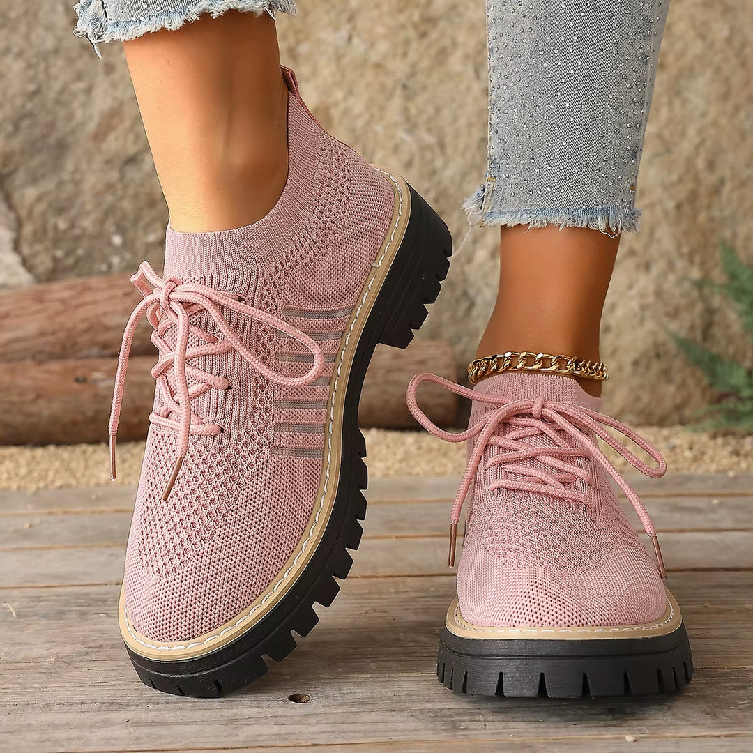 Kyra Mesh Platform Sneaker