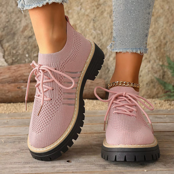 Kyra Mesh Platform Sneaker